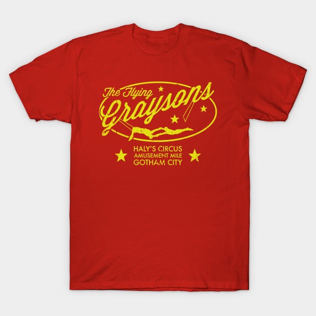 Flying Graysons Yellow T-Shirt by PopCultureShirts